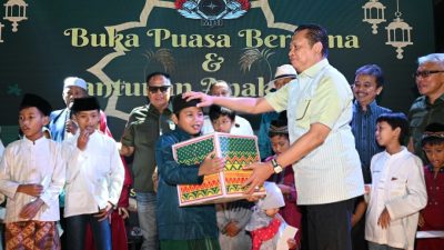 Buka Puasa Bersama Anak Yatim dan Komunitas Motor Besar Indonesia (MBI), Bamsoet Ajak Perkuat Ikatan Kebangsaan Pasca Pemilu 2024