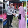 Jalin Silaturahmi, Personel Satlantas Polresta Tangerang Berbagi Takjil di Tigaraksa