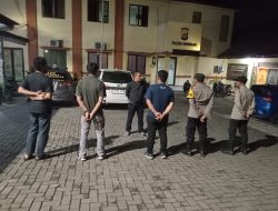 Kanit Reskrim Polsek Panongan Polresta Tangerang Pimpin Apel Malam