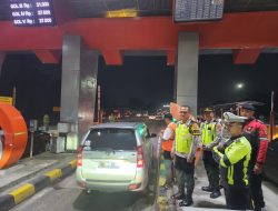 Kapolresta Tangerang Pantau Kegiatan Arus Balik Lebaran di Gerbang Tol Cikupa