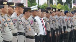 Seluruh Anggota Polresta Tangerang Melaksnakan Apel Hari Kesadaran Nasional