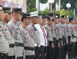 Seluruh Anggota Polresta Tangerang Melaksnakan Apel Hari Kesadaran Nasional