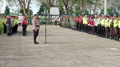 Apel Gelar Pengamanan Haul Akbar di Pondok Pesantren Al Istiqlaliyah Cilongok Pasarkemis Kabupaten Tangerang