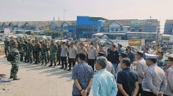 Apel Pengamanan Hari Ke- 3 Kegiatan Penertiban Pasar Kutabumi Kel. Kutabumi Kec. Pasar Kemis, Tangerang   