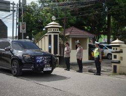 Kapolresta Tangerang dan Jajaran Personel Gelar Pengamanan Lintasan VVIP Wakil Presiden RI