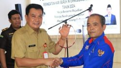 Sekretaris Daerah Kabupaten Tangerang Drs H Moch Maesyal Rasyid.M.Si Membuka Pekan Olahraga Buruh (POB)