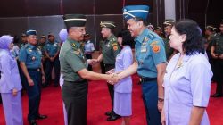 Kasum TNI Pimpin Acara Laporan Korps Kenaikan Pangkat 19 Perwira Tinggi TNI