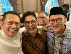 Pertemukan Arsyad dan Rosan di Acara Open House, Ketua MPR RI Bamsoet Dorong Seluruh Partai Politik Rekonsilasi dalam Koalisi Pemerintahan Presiden Prabowo
