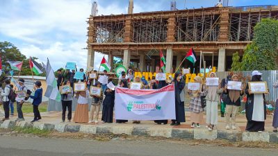 Demonstrasi Mahasiswa Unkhair Pro Palestina; Solidaritas dukungan Palestina