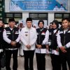Pj Gubernur Agus Fatoni Lepas Keberangkatan 445 Jemaah Calon Haji Kloter Pertama Embarkasi Palembang