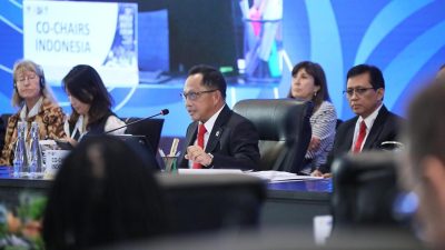 Mendagri memimpin sebagai Chair pada Ministerial Meeting World Water Forum ke- 10 di Bali