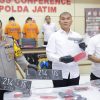 Rektorat Reserse Kriminal Umum Polda Jatim berhasil mengamankan 3 penembakan di tol waru SDA