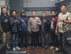 Kapolsek Cikupa Silaturohmi dan Kordinasi Dengan Panwascam dan PPK Jelang Pilkada 2024