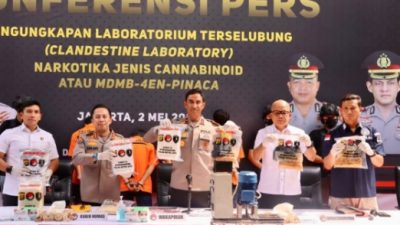 Polisi Tetapkan 5 Tersangka Dari Pengungkapan Narkoba di Sentul Bogor