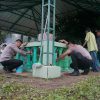Dengan Upaya Cooling Sistim, Polres OKI Gelar Bhakti Sosial Di Makam Puyang Raden Puting Batin