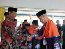 Sebanyak 253 CJH Asal Kabupaten OKI Gelombang Ke Dua Diberangkatkan