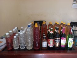 Giat Razia pekat Samapta Polresta Magelang Amankan Puluhan Botol Miras diwilayah Muntilan dan sekitarnya