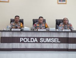 Wakapolda Sumsel Memimpin Rapat Kesiapan Kunjungan SSDA PPRA LXVII Lemhanas RI Dan Kesiapan HUT Bhayangkara Ke-78