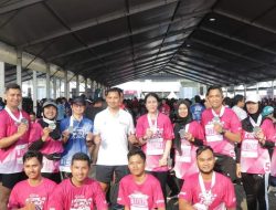 Prestasi, Kasikeu Polres Metro Tangerang Kota Juara 5 Kategori Polwan Kemala Run 2024 di ICE BSD