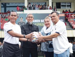 Irjen Pol Ahmad Luthfi; Buka Turnamen Sepakbola Kapolda Jateng Cup U-40