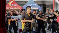Sambut Hari Bhayangkara Ke-78, Polrestabes Surabaya Gelar Olahraga Bersama TNI Polri dan Forkopimda