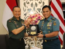 Tingkatkan Kerja Sama Bidang Penegakan Hukum, KSAL Laksamana TNI Muhammad Ali Menerima Audiensi JAM-Pidmil Mayjen TNI Dr. W. Indrajit.