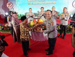 SSDM Polri Gelar Bakti Sosial Dalam Rangka Hari Bhayangkara ke-78 di Lahan Pusat Pembinaan SDM UNGGUL Polri