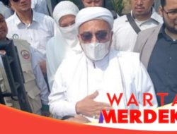 Habib Rizieq Shihab Datangi Bapas Jakarta Pusat Ambil Surat Bebas Murni