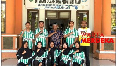 Sekolah Khusus Olahraga ( SKO) Riau Lepas Atlet Cabor Panahan mengikuti International Field Archery 2024