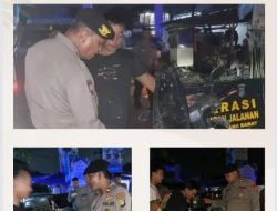 Polsek Cikarang Barat Laksanakan Operasi Kejahatan Jalanan (OKJ) Dan Patroli Biru Malam Hari