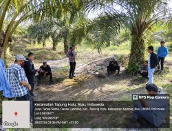 Oknum Anggota Brimob Polda Riau Diduga Menjadi Pengamanan Kebun, konflik lahan Masarakat Dengan Sudiman