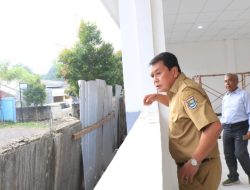 Sekda Drs H.Moch Maesyal Rasyid.M.Si Tinjau Pembangunan Sekolah SMP Korpri Tigaraksa Kabupaten Tangerang