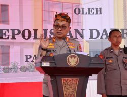 Irwasda Polda Jatim Letakan Batu Pertama Pembangunan Mako Polres Pamekasan