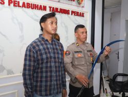 Polres Tanjung Perak Amankan Pemuda Ketua Gangster Durian Runtuh 23 Kedapatan Membawa Senjata Tajam