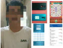 Unit Reskrim Polsek Semampir Amankan Cleaning Servise Sedang Main Judi Online.