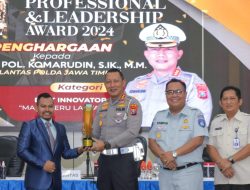 Dirlantas Polda Jatim Raih Penghargaan Level Asia sebagai “Best Innovator”