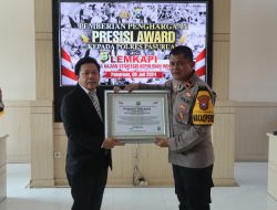 Polres Pasuruan Terima Penghargaan Presisi Award dari Lemkapi