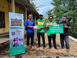 Yakesma Malut Salurkan Bantuan Pembangunan Tempat Wudhu Di Yayasan Al-Ukhuwah Halmahera Barat
