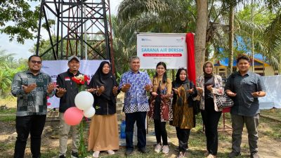 Program TJSL Telkom Bantu Sarana Air Bersih di Ponpes Aufia Global Islamic School bersama IZI Perwakilan Riau