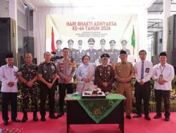 Soliditas Penegak Hukum Polres Magetan Kirim Tumpeng ke Kejari di Hari Bhakti Adhyaksa ke-64