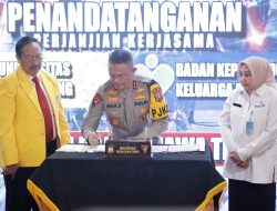 Polda Jatim Tandatangani MoU dengan BKKBN dan Unidha Cegah Stunting Wujudkan Generasi Unggul