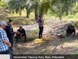 Kapolda Riau Turunkan Tim Propam, Periksa 4 Brimob Yang BKO di Lahan Kilometer 38 Desa Danau Lancang.