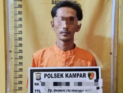 Pelaku Teror Pamer Alat Kelamin di Ringkus Polsek Kampar