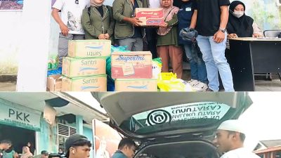 BEM UNUTARA Salurkan Bantuan Korban Banjir Bandang Rua Ternate