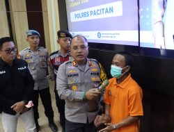 *Polres Pacitan Amankan Pelaku Rudapaksa Anak di Bawah Umur*