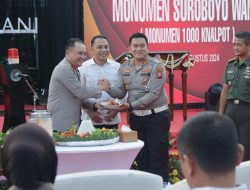 *Monumen Knalpot di Resmikan Kapolrestabes Bersama Walikota Surabaya*