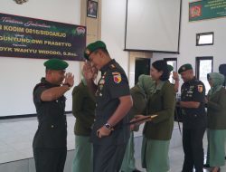 Dandim Surabaya Utara Hadiri Acara Sertijab Dandim 0816/Sidoarjo