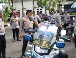 Kapolres Sampang Cek Ranmor Dinas, Pastikan Siap Dipakai Pengamanan Pilkada 2024