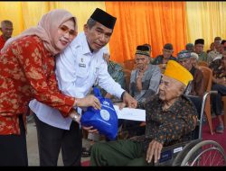 Jelang HUT RI, Pemkab OKI Gelar Aksi Peduli Veteran, Anak Yatim dan Lansia