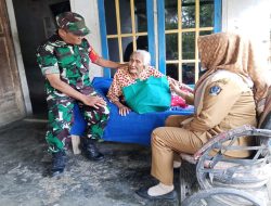 Jenguk Janda Veteran, Sertu M. Bahrowi Anjangsana Ke Rumah Mbah